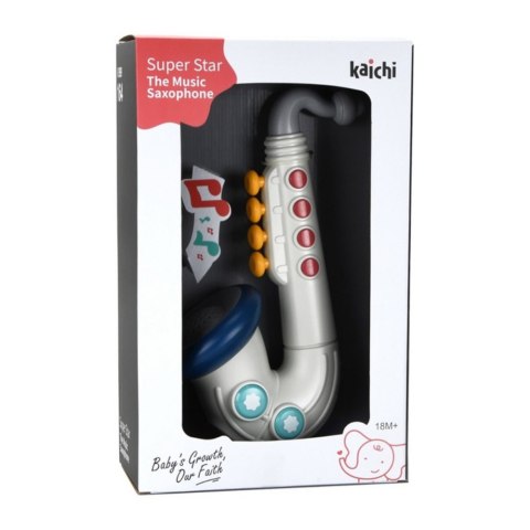SAKSOFON MUZYCZNY DLA MALUCHA INSTRUMENT INTERAKTYWNY