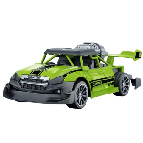 SAMOCHÓD ZDALNIE STEROWANY RC 1:20 ŚWIATŁA EFEKT DYMNY ZIELONY