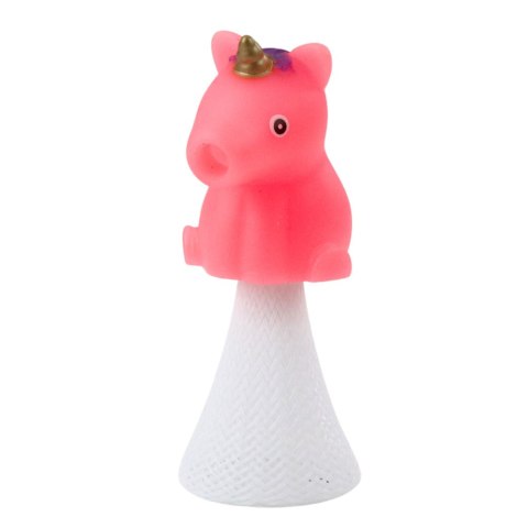 SKACZĄCY JEDNOROŻEC NA SPRĘŻYNIE POP UP BIAŁY RÓŻOWY 10CM MIX