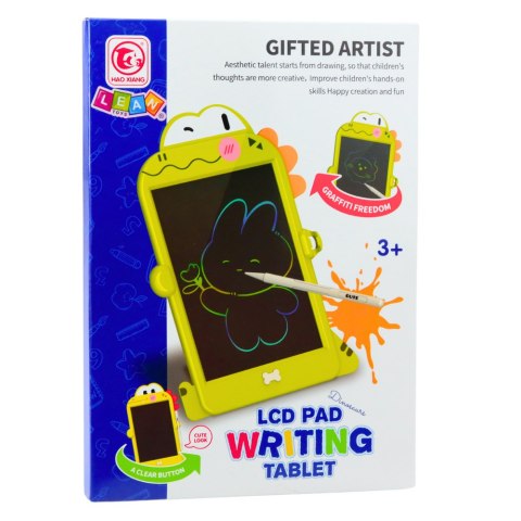 TABLICA DO RYSOWANIA PISANIA LCD RYSIK DINOZAUR ZIELONA