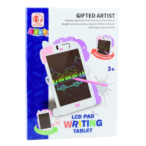 TABLICA DO RYSOWANIA PISANIA LCD RYSIK JEDNOROŻEC RÓŻOWA