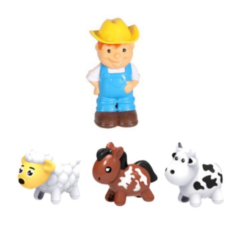 TRAKTOR FARMERSKI DLA MALUCHA TRAKTOR ZWIERZĘTA FARMER ŚWIATŁA DŹWIĘKI