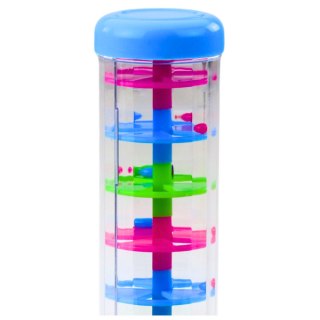 TUBA SENSORYCZNA DESZCZOWNICA GRZECHOTKA KOLOROWE KULKI 20CM