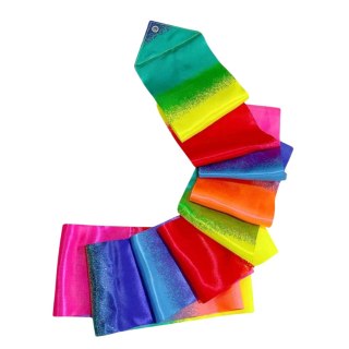 WSTĄŻKA GIMNASTYCZNA DO TAŃCA ĆWICZEŃ KOLOROWA 205 X 5CM