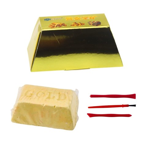 WYKOPALISKA SZTABKA ZŁOTA ZESTAW ARCHEOLOGICZNY KAMIENIE NARZĘDZIA