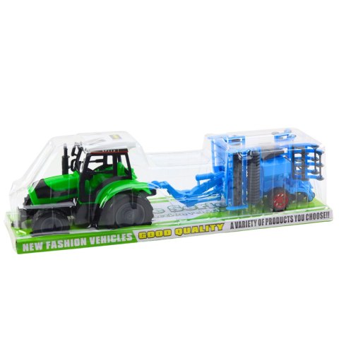 ZESTAW DUŻY TRAKTOR ROLNICZY BRONA TALERZOWA RUCHOMA