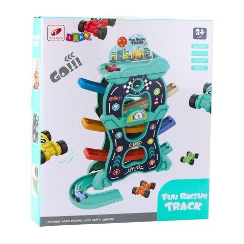 ZESTAW EDUKACYJNY TOR SAMOCHODOWY ZJEŻDZALNIA TRZY POZIOMY