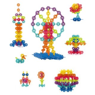 ZESTAW KLOCKÓW ŚNIEŻYNKI W WALIZCE KONSTRUKCYJNE 140EL