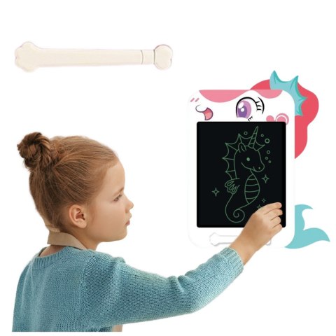 ZNIKOPIS TABLICA DO RYSOWANIA PISANIA LCD RYSIK JEDNOROŻEC BIAŁA