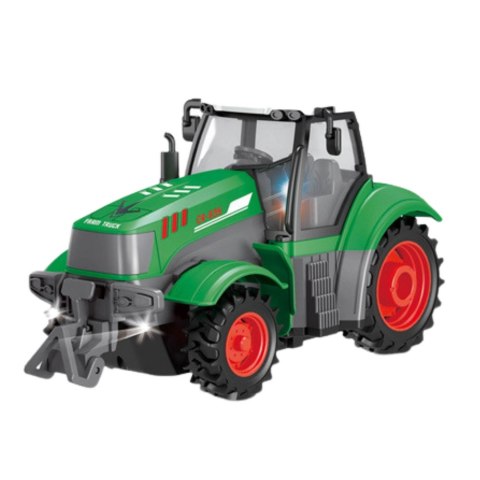 CIĄGNIK TRAKTOR ROLNICZY ZDALNIE STEROWANY RC ZIELONY 1:24