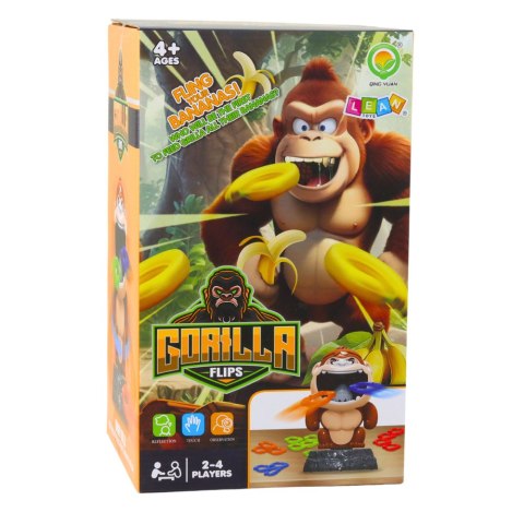 GRA ZRĘCZNOŚCIOWA RZUT DO CELU GORYL OBROTOWY DŹWIĘK OBRĘCZE