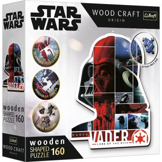 PUZZLE DREWNIANE - 160 - GWIEZDNE WOJNY - STAR WARS - DARTH VADER - TREFL 20190