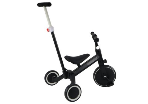 ROWER TRÓJKOŁOWY PRO50 ROWEREK Z RĄCZKĄ DO PROWADZENIA CZARNY