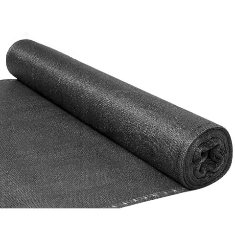 SIATKA CIENIUJĄCA NA OGRODZENIE PŁOT MASKUJĄCA SZARA 1.5M 50M 70G/M²