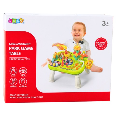 STOLICZEK EDUKACYJNY INTERAKTYWNY OGRÓD GRA WHACK A MOLE ŁOWIENIE RYBEK