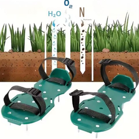AERATOR WERTYKULATOR NAKŁADKI NA BUTY Z KOLCAMI DO TRAWY
