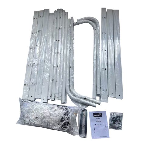 BRAMKA PIŁKARSKA TRENINGOWA Z KWADRATOWYM OBRAMOWANIEM 300X200X110CM