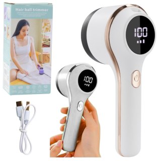 ELEKTRYCZNA GOLARKA DO TKANIN UBRAŃ 3 TRYBY PRĘDKOŚCI BIAŁA