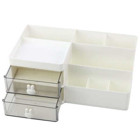 FUNKCJONALNY ORGANIZER NA BIURKO PRZYBORY KOSMETYKI PRZEGRODY SZUFLADY
