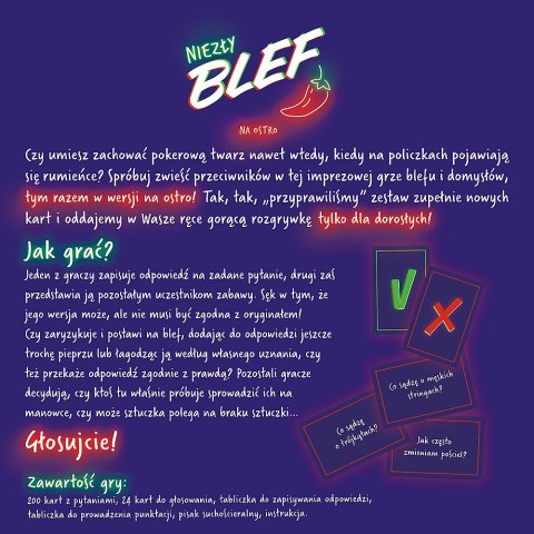 GRA PLANSZOWA NIEZŁY BLEF NA OSTRO TREFL 02302
