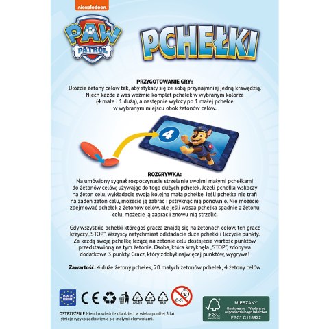 GRA PODRÓŻNA PCHEŁKI PSI PATROL TREFL 02690