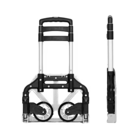 LEKKI WÓZEK TRANSPORTOWY MAGAZYNOWY SKŁADANY ALUMINIOWY 70KG