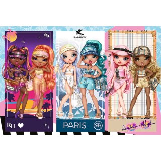 PUZZLE - 100 - TĘCZOWE LALECZKI - RAINBOW HIGH - TREFL 16444