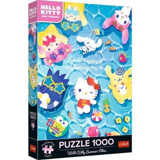 PUZZLE - 1000 PREMIUM PLUS - HELLO KITTY - LETNI RELAKS - TREFL 12067