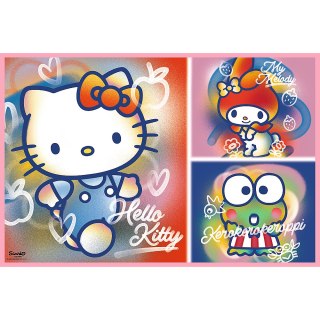 PUZZLE - 2X200 - HELLO KITTY I PRZYJACIELE - HELLO KITTY - TREFL 13336