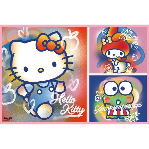 PUZZLE - 2X200 - HELLO KITTY I PRZYJACIELE - HELLO KITTY - TREFL 13336