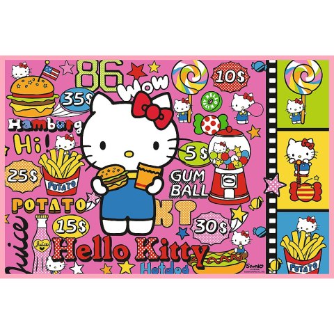 PUZZLE - 2X200 - HELLO KITTY I PRZYJACIELE - HELLO KITTY - TREFL 13336