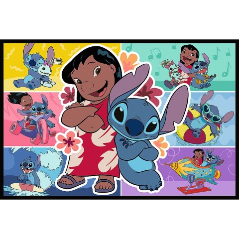 PUZZLE - 2X200 - WESOŁE ŻYCIE STITCHA - DISNEY LILO AND STITCH - TREFL 13334