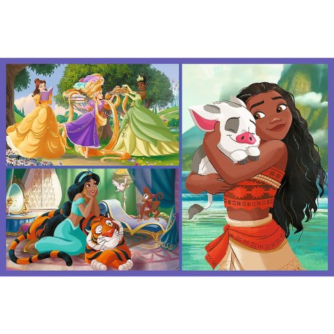 PUZZLE - 2X70 - BAJKOWE DNI - DISNEY PRINCESS - TREFL 34440