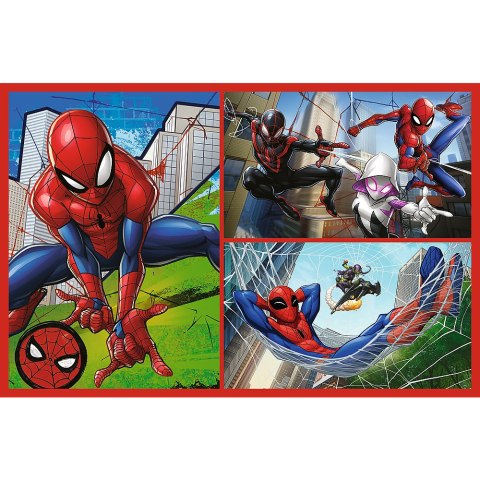 PUZZLE - 2X70 - PAJĘCZE HISTORIE - DISNEY MARVEL SPIDERMAN - TREFL 34443