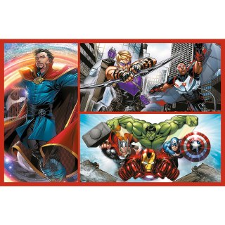 PUZZLE - 2X70 - ZOSTAŃ BOHATEREM - AVENGERS - TREFL 34439