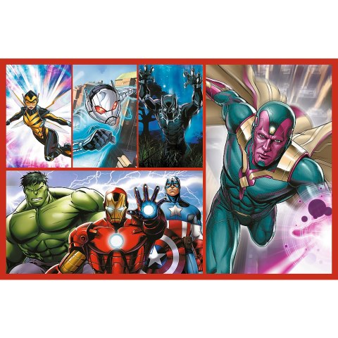 PUZZLE - 2X70 - ZOSTAŃ BOHATEREM - AVENGERS - TREFL 34439