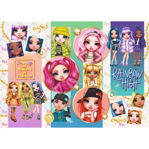 PUZZLE - 200 - PRZYJAŹŃ RAINBOW HIGH - TREFL 13289