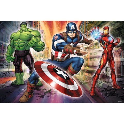 PUZZLE - 24 MAXI - W ŚWIECIE AVENGERSÓW - TREFL 14321