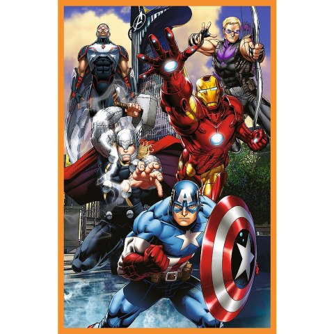 PUZZLE - 3X80 - DNI PEŁNE AKCJI - DISNEY MARVEL THE AVENGERS - TREFL 34883