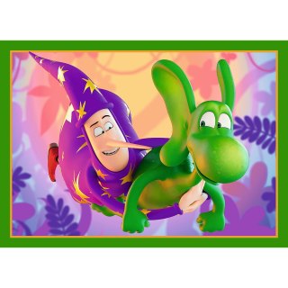 PUZZLE - 4W1 (35, 48, 54, 70) - ŚWIAT SMOKA DIPLODOKA - TREFL 34663