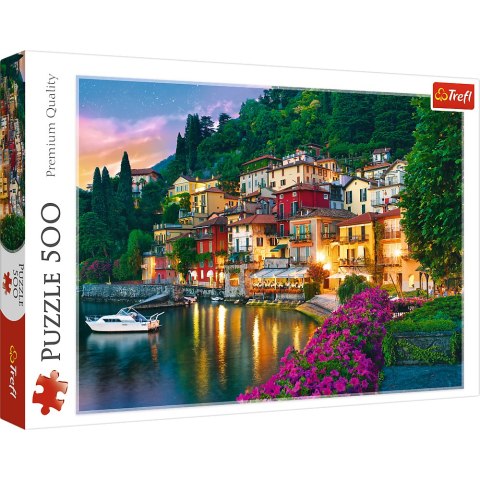 PUZZLE - 500 - JEZIORO COMO - WŁOCHY - TREFL 37290