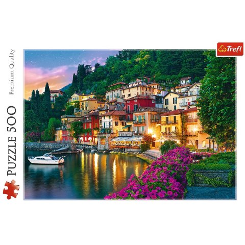 PUZZLE - 500 - JEZIORO COMO - WŁOCHY - TREFL 37290