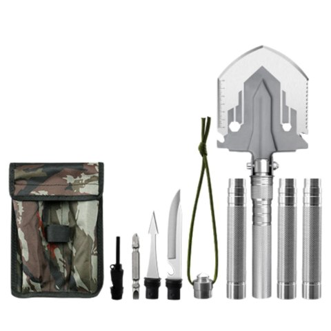 SAPERKA WOJSKOWA 16W1 NARZĘDZIA TAKTYCZNE SURVIVALOWE NÓŻ KRZESIWO TASAK