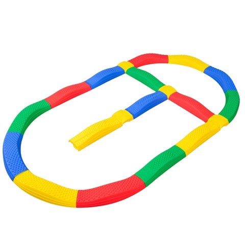 ŚCIEŻKA SENSORYCZKA DESKI RÓWNOWAŻNE 16 DESEK ŁĄCZENIA ANTYPOŚLIZGI