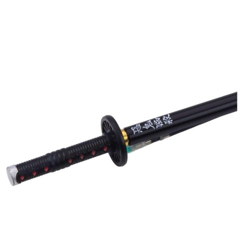 DŁUGOPIS MIECZ KATANA ANIME METALOWY CZARNY TUSZ WYMIENNY WKŁAD CZARNY