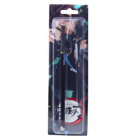 DŁUGOPIS MIECZ KATANA ANIME METALOWY CZARNY TUSZ WYMIENNY WKŁAD CZARNY