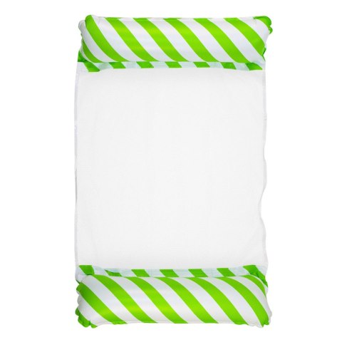 DMUCHANY HAMAK WODNY MATERAC LEŻAK BIAŁO-ZIELONY 120X70CM