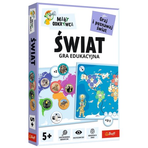 GRA DLA DZIECI ŚWIAT MAŁY ODKRYWCA TREFL 02807