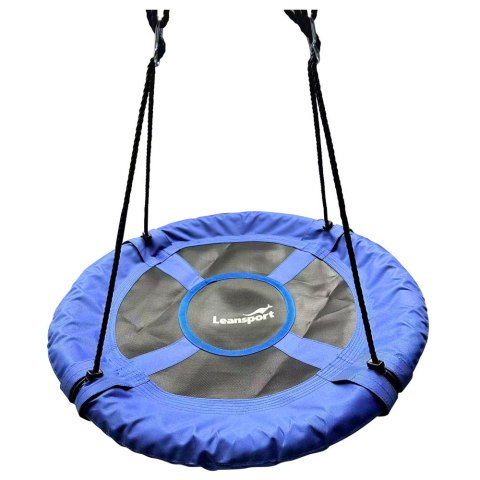 HUŚTAWKA OGRODOWA BOCIANIE GNIAZDO DLA DZIECI NIEBIESKA 80CM