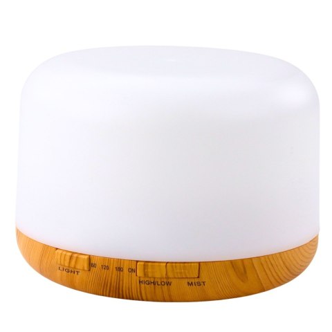 NAWILŻACZ POWIETRZA DYFUZOR AROMATERAPIA LAMPKA NOCNA LED PILOT 300ML
